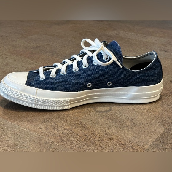 Converse Chuck Taylor Oxford. Custom blue denim. Men’s 10 EUR 44.  Gently used. - Picture 6 of 10